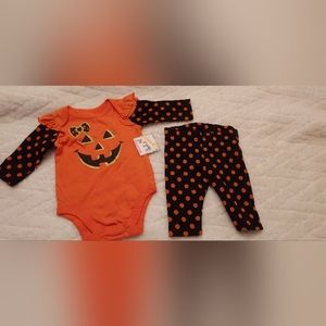 Garanimals Newborn Pumpkin 2 PC set